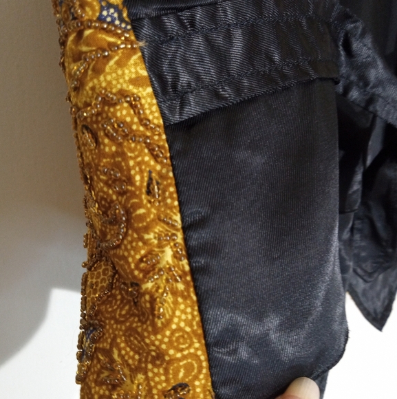 Casual Corner Vintage ornate gorgeous beaded tuxedo vest women's size medium - Picture 8 of 8